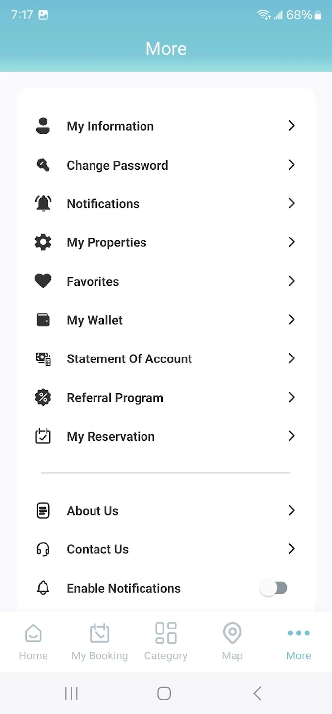 HostIn mobile app screen 13