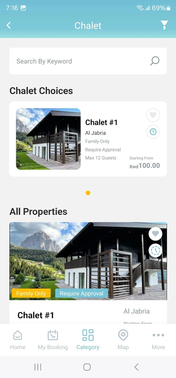 HostIn mobile app screen 8