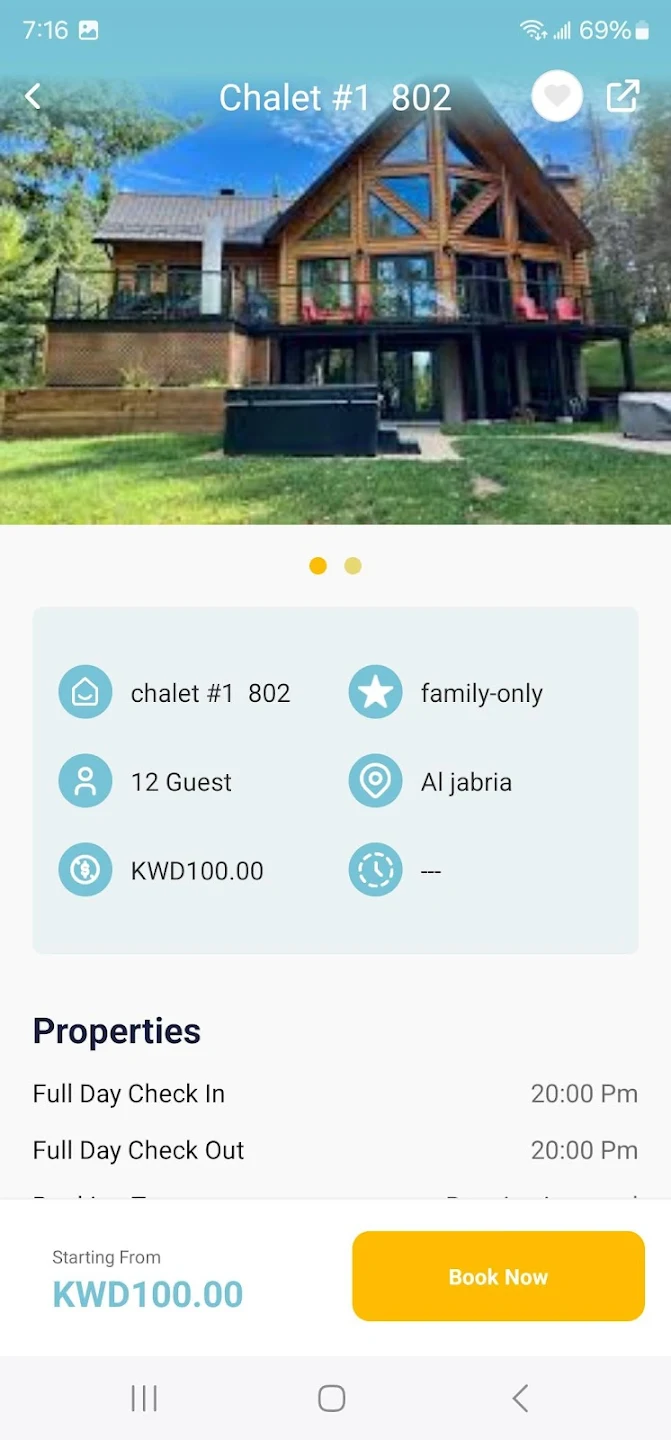 HostIn mobile app screen 9
